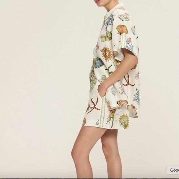 Alemais Sea Set - Selling the Sea Shirt AND Sea Shorts Together - Picture 4 of 12